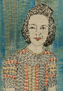 hand stitch portrait